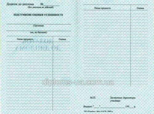 Диплом училища после 1993 года - Фото 4 Диплом училища после 1993 года - Фото 4